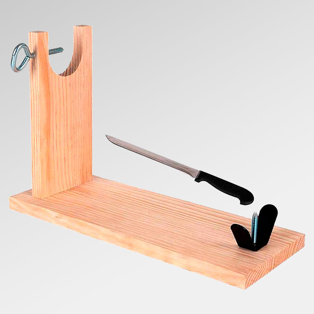 Jamonero y cuchillo